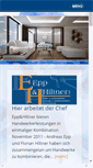 Mobile Screenshot of epp-hiltner.de