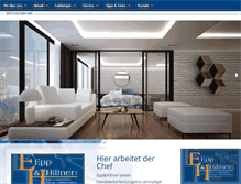 Tablet Screenshot of epp-hiltner.de